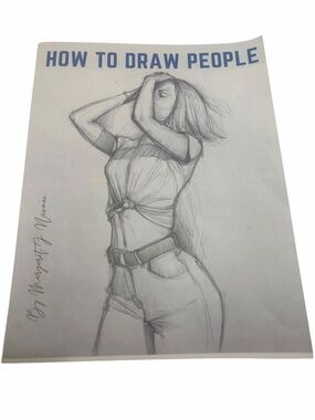 How to Draw People Art Instruction Book by J. Marzahn